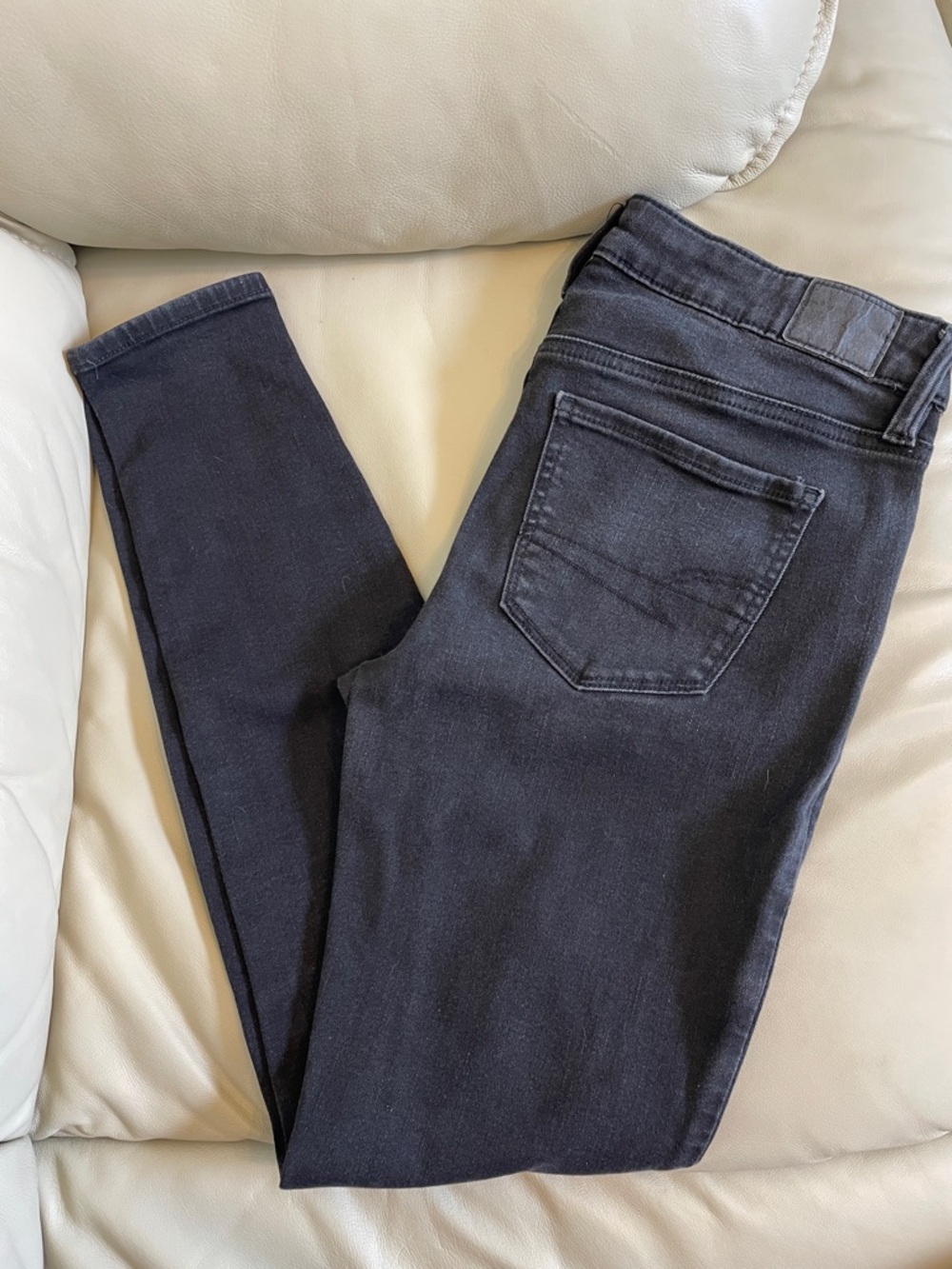 American Eagle Outfitters Women's Charcoal Skinny Jeans